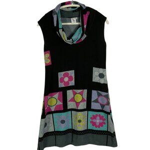 Ibiza Line Cowl-neck Dress, size M/L, Polyester/Spandex